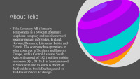 About Telia company 2