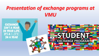 Presentation of exchange programs at VMU 3