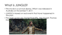 Movie presentation: Jungle 2