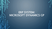 ERP System Microsoft Dynamics GP Starbuks 1