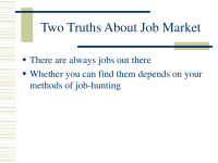 Finding a Job presentation slides 2