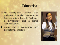 Jessica Cox biography 3