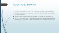 India - Trade Balance presentation 3