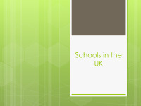 Schools in the UK presentation 1