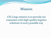 Cis - Cargo company 2