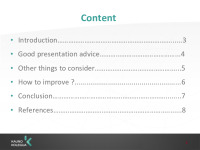 Slides: How to make a good presentation? 2