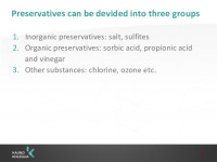 What is preservative? 3