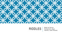 Riddles presentation 1