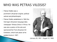 Petras Vileisis Lithuanian enginer presentation 2