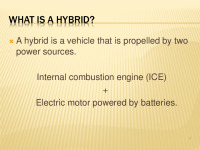 Hybrid car project 2