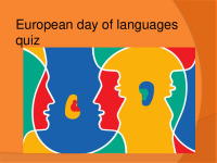 European day of languages quiz 3