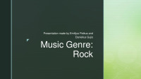 Slides about Music Genre: Rock 1