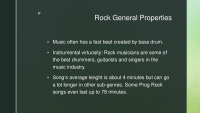 Slides about Music Genre: Rock 3