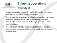 Jobs in logistics slides 3