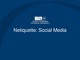 Social Media netiquette