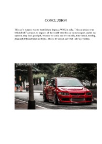 My dream car: Mitshubishi 6