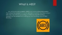 Anti block system ABS slides 3