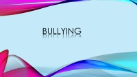 Bullying project 1