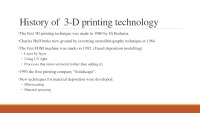 3D printing technology presentation 3