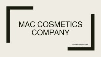 Mac cosmetics company 1