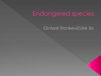 Endangered species slides 1