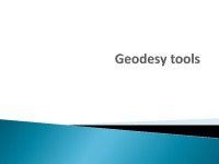 Geodesy tools 1