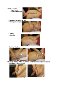 Sequence of massage procedures 2