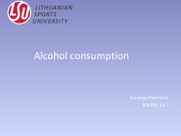 Presentation about Alcohol consumption 1