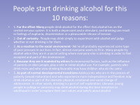 Presentation about Alcohol consumption 3