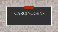 Carcinogens 1