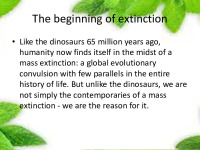 Loss of biodiversity 2