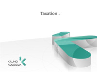 Slides about Taxation 1