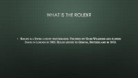 Rolex - luxury watchmaker 2