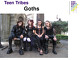 Teen Tribes: Goths presentation PPT