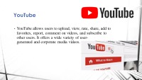 Presentation about Youtube Website 2