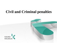 Civil and Criminal penalties presentation 1