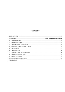 Paper about logistics company „Baltic transline“ 2