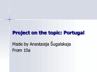 Presentation about Portugal 1