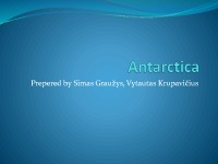 Presentation about Antarctica 1