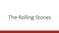 Presentation about The rolling stones 1