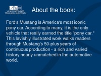 Presentation of book The complete book of Ford Mustang 3