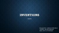 Presentation about Inventions: Jeans 1