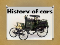 Presentation about History of cars 1