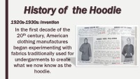 The history of hoodies presentation 3