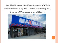 Company presentation „Maxima“ 3