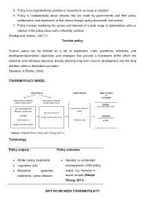 Tourism - Public Policy 3