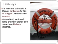 Presentation about Life Saving Equipment 10