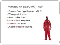 Presentation about Life Saving Equipment 15