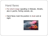 Presentation about Life Saving Equipment 18