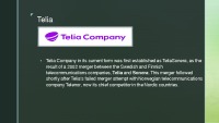 Presentation about Telia company 2